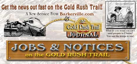 Jobs on the Gold Rush Trail